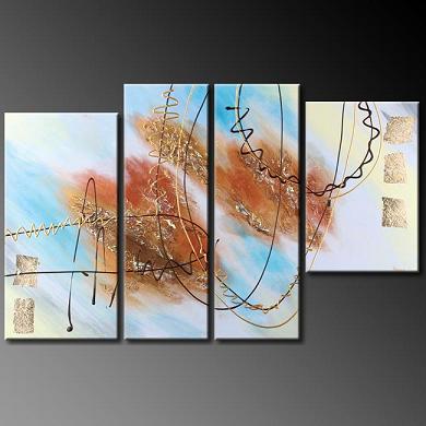 Dafen Oil Painting on canvas abstract -set387